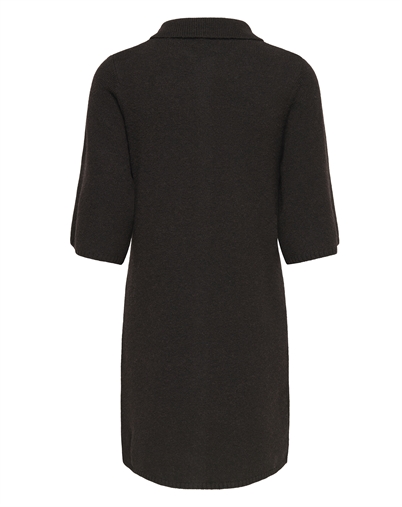 Only - ONLAlivia Collar Strik Kjole - Coffee Bean